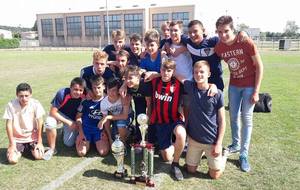Les U15 remportent le tournoi de Morière les Avignon